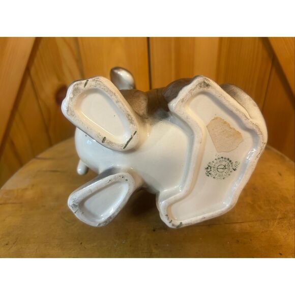 Vtg 60s Sick Basset Hound Dog Get Well Soon Ceramic Planter Japan MCM (5739) - Picture 7 of 10